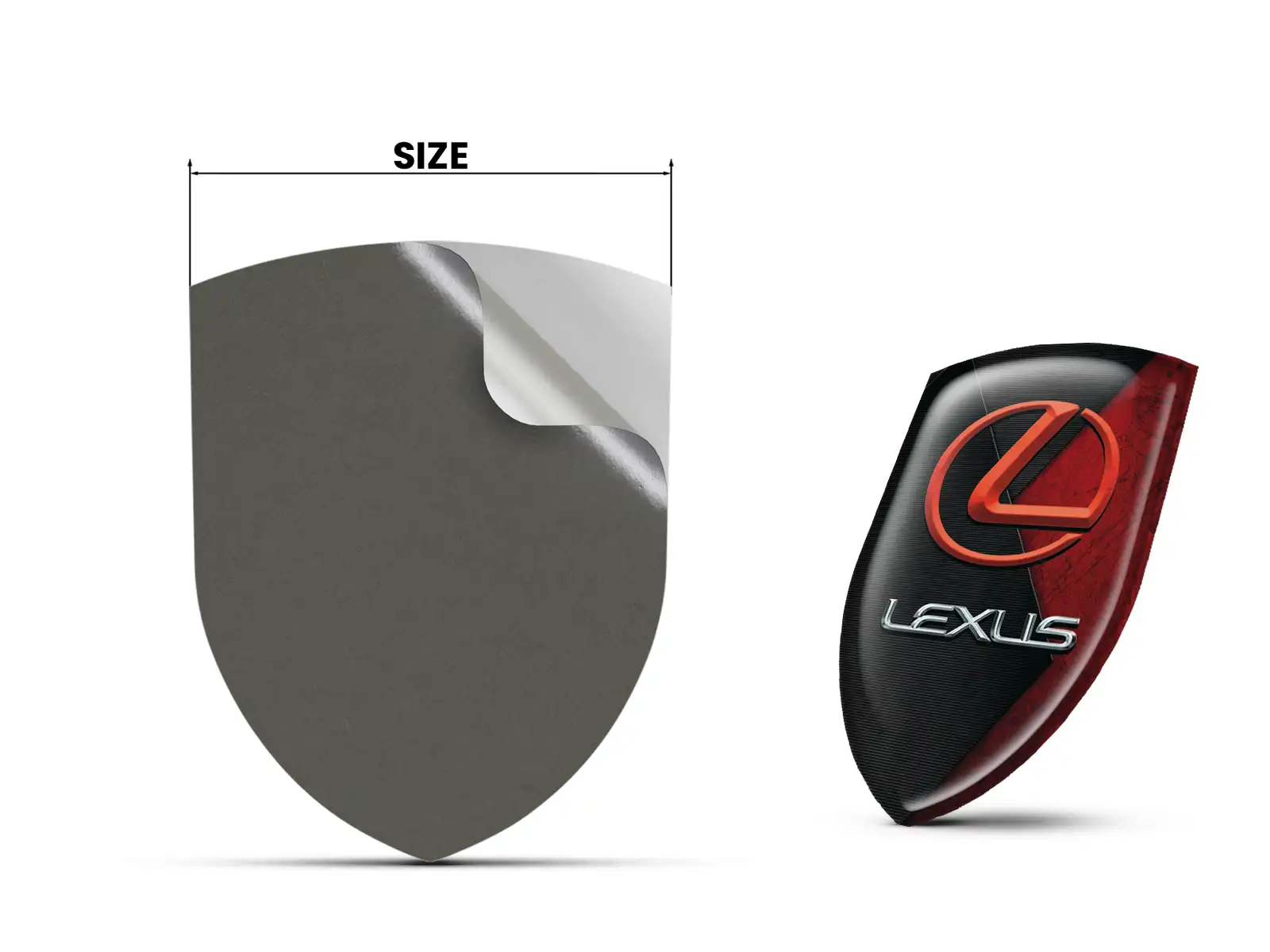 Lexus Logos Silicone Auto Édition Tuning Qualité